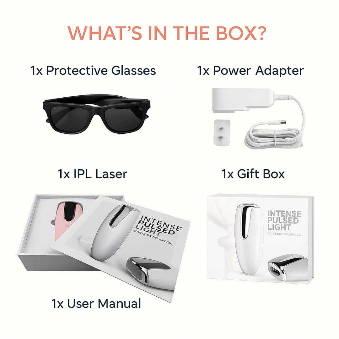91GSkin IPL Hair Removal – Visible Results in 2 Uses Skin-Friendly Clinically Tested For Face Bikini