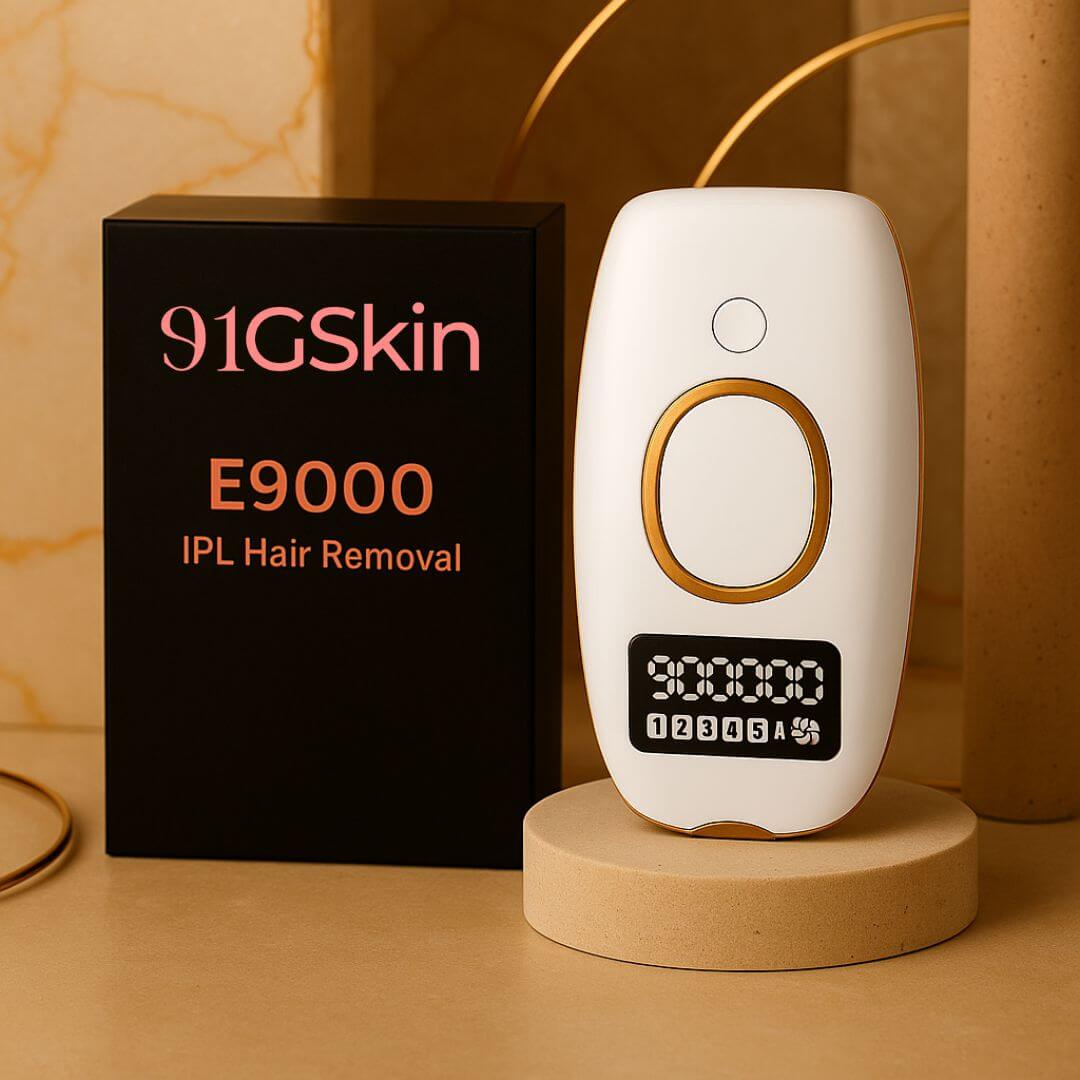 91GSkin E9000 IPL – Skin Comfort, Clinically Tested, Fast Visible Results For Face Bikini